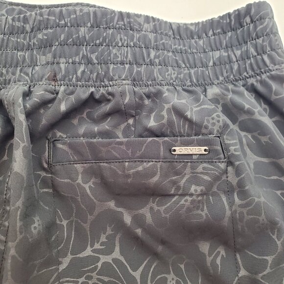 Orvis Tropical Black ghost print Skort w/built in mesh Dry-Fit shorts - M - Picture 6 of 8